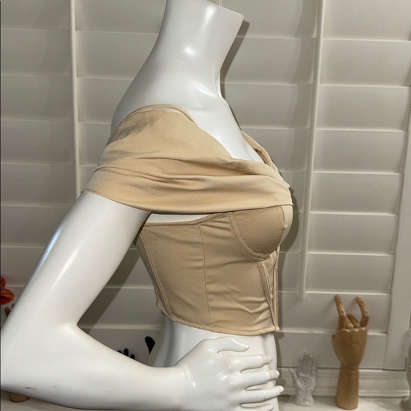 Windsor Forever Femme Cold Shoulder Corset Natural - Picture 3 of 9